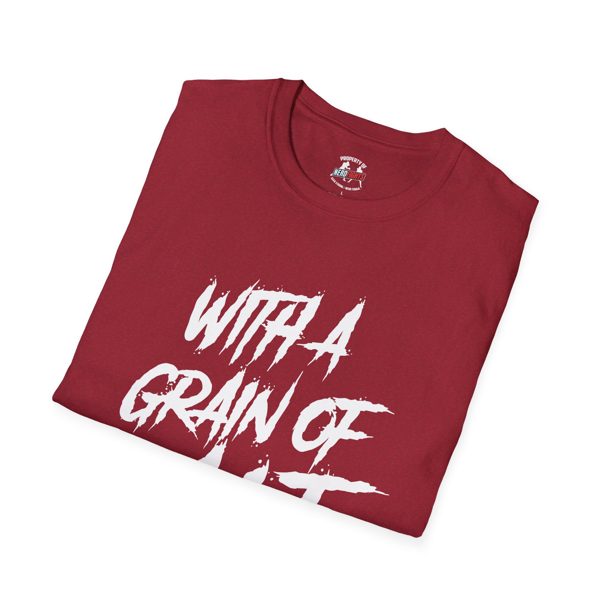 With a Grain of Salt T-Shirt — SaltyTrekker Graphic Tee from NerdFights! - Image 52