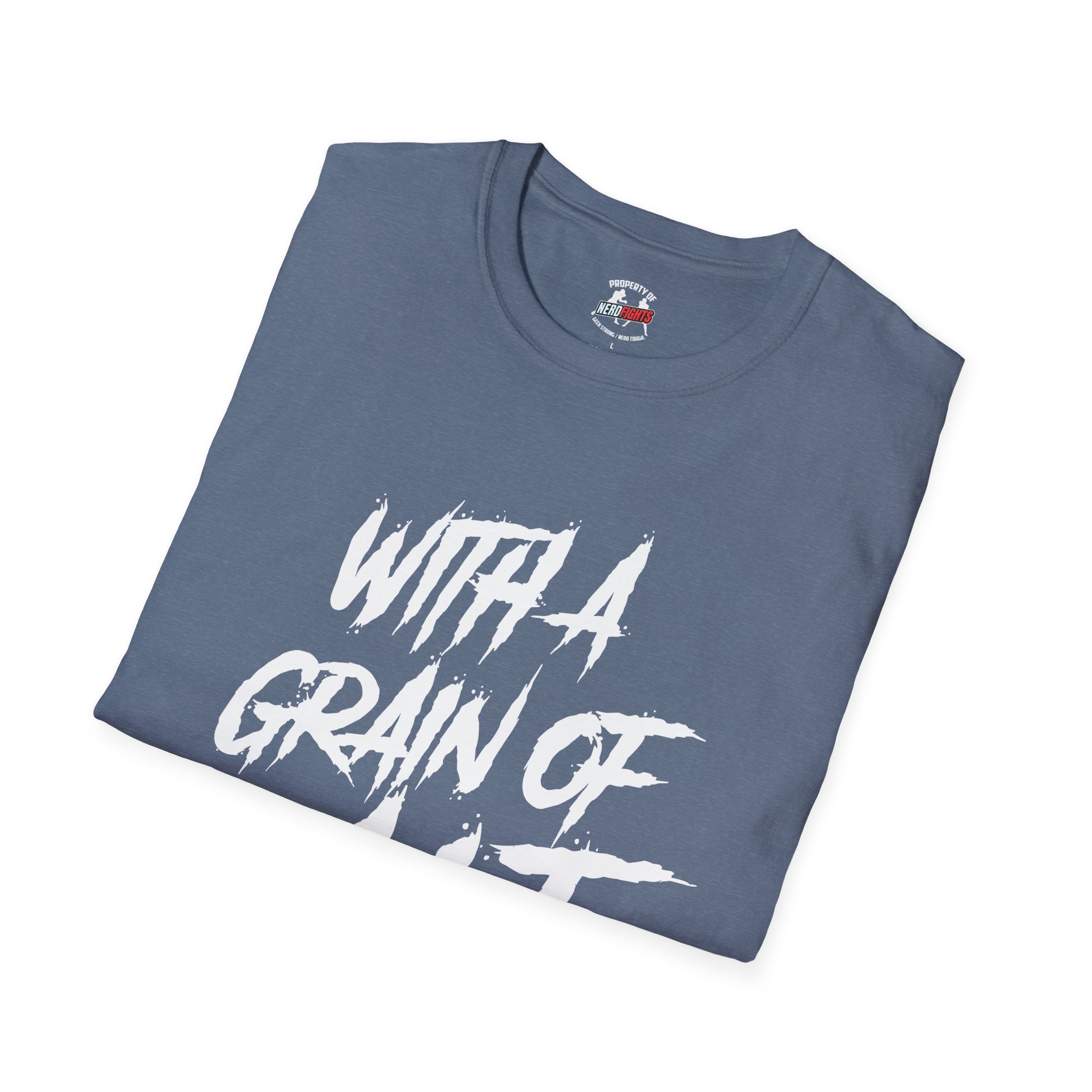 With a Grain of Salt T-Shirt — SaltyTrekker Graphic Tee from NerdFights! - Image 28
