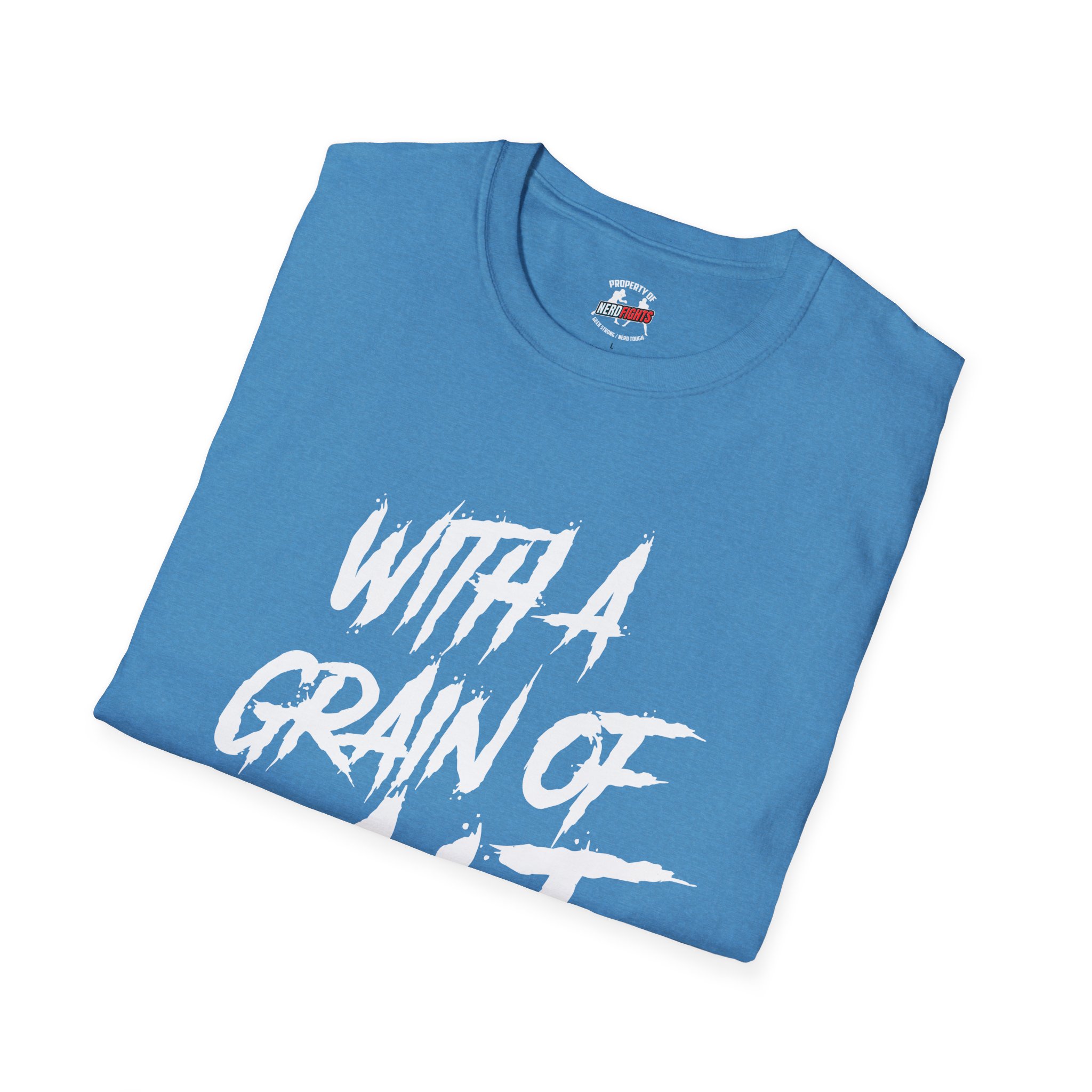 With a Grain of Salt T-Shirt — SaltyTrekker Graphic Tee from NerdFights! - Image 12