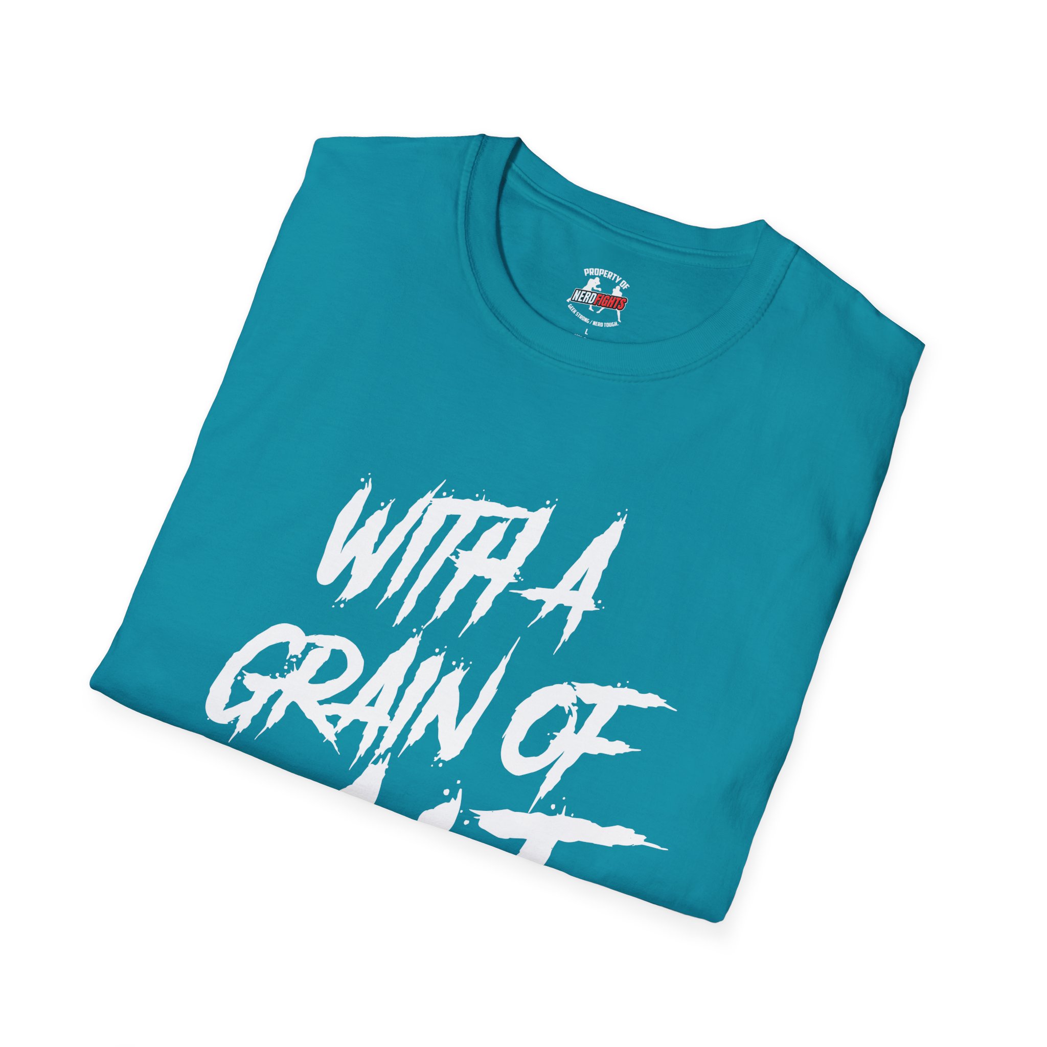 With a Grain of Salt T-Shirt — SaltyTrekker Graphic Tee from NerdFights! - Image 20