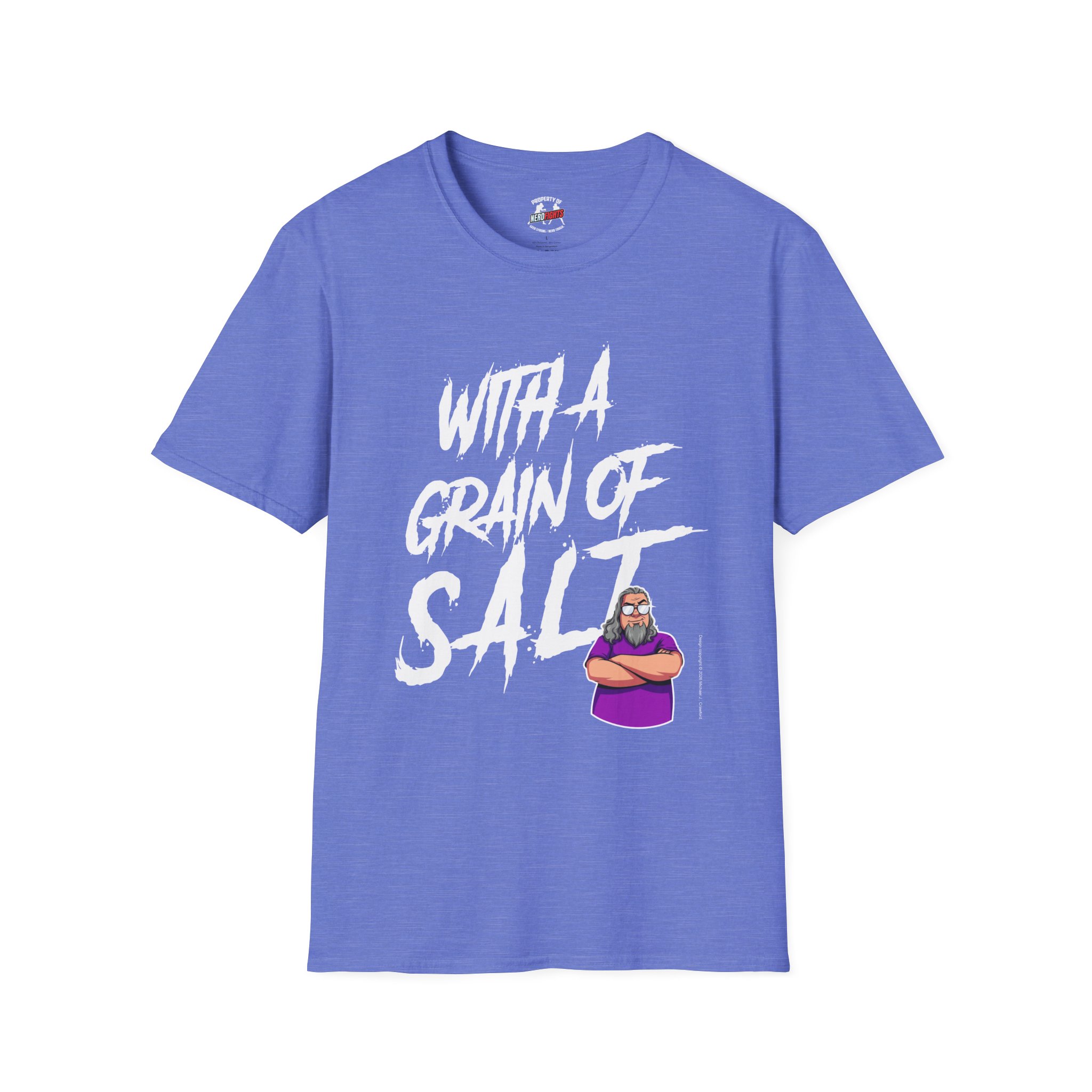 With a Grain of Salt T-Shirt — SaltyTrekker Graphic Tee from NerdFights! - Image 21