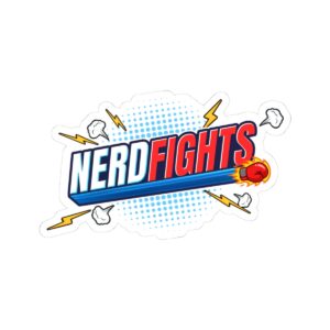Nerd Fights Kiss-Cut Sticker