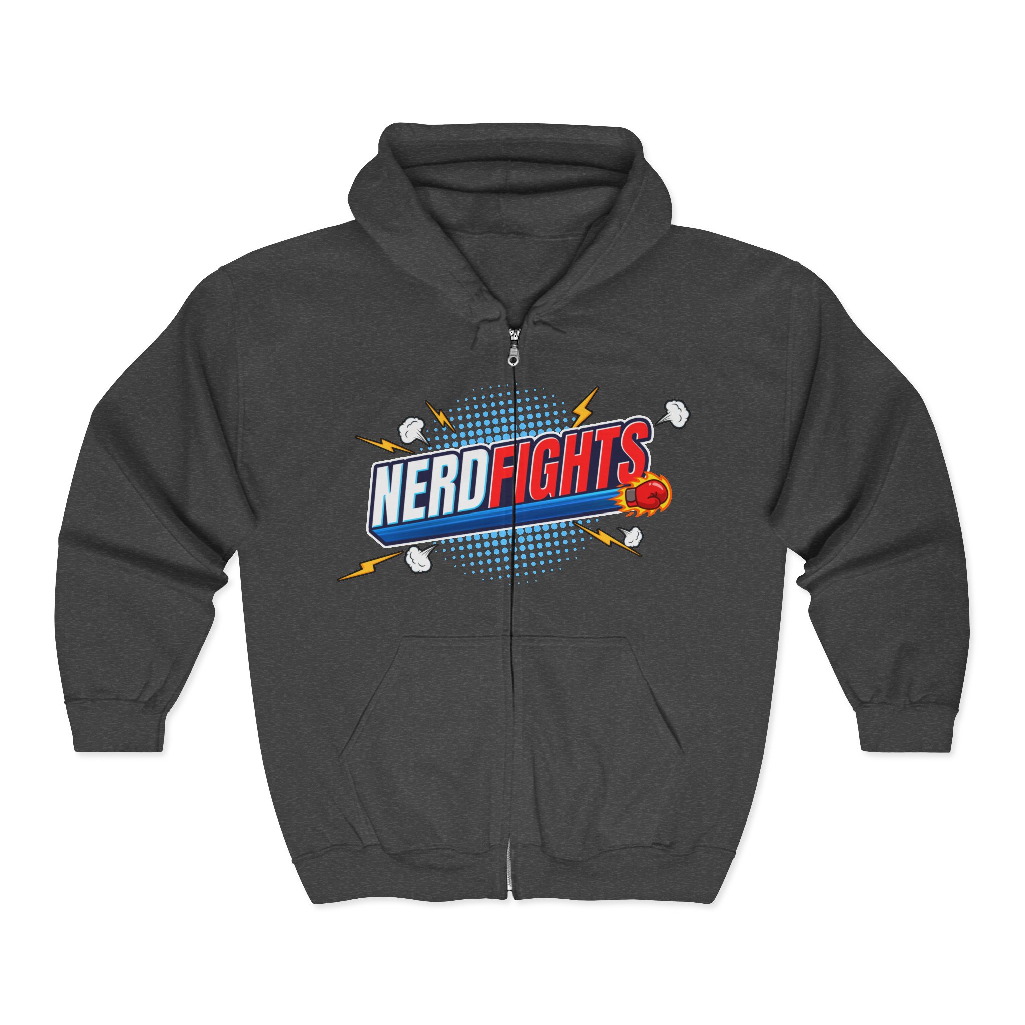 Nerd Fights Zip Hoodie - Image 5
