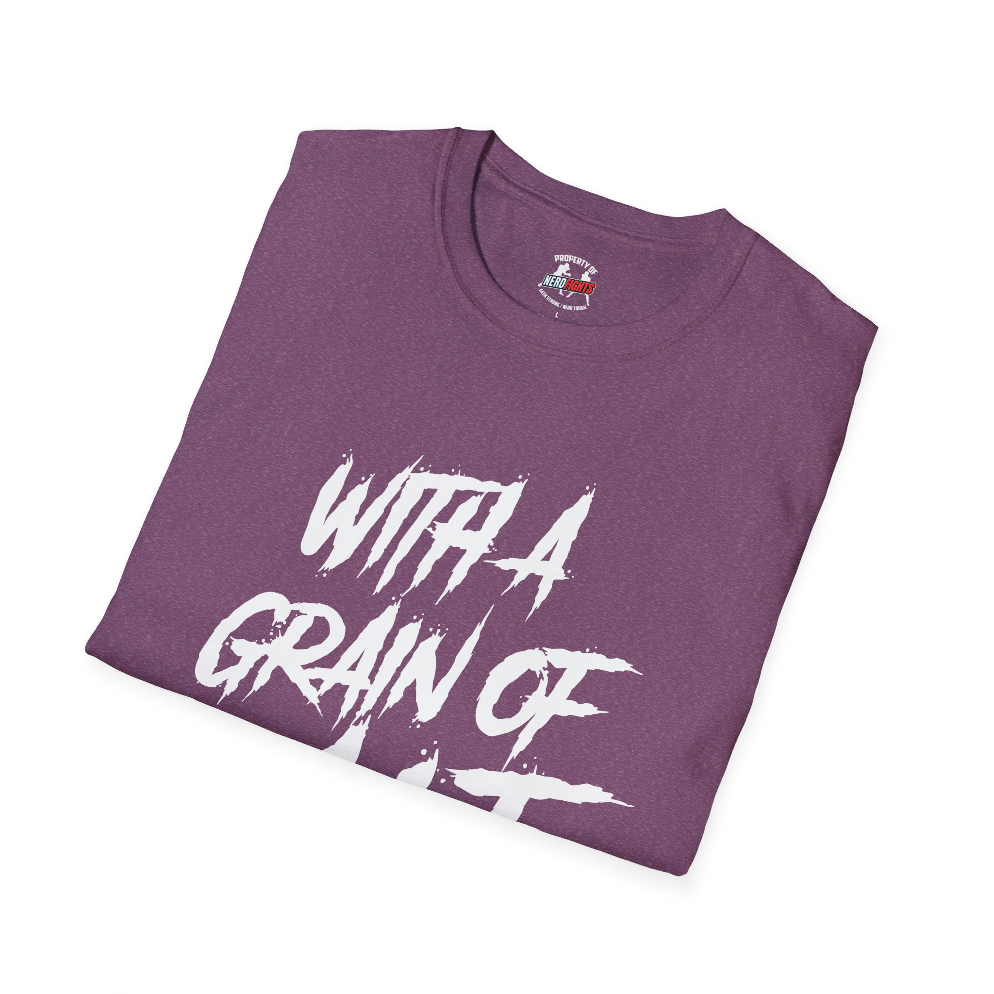 With a Grain of Salt T-Shirt — SaltyTrekker Graphic Tee from NerdFights! - Image 48